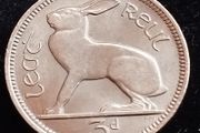 Ireland - 1966 - 3 Pence - Hare - UNC - KM.12a - [2233]