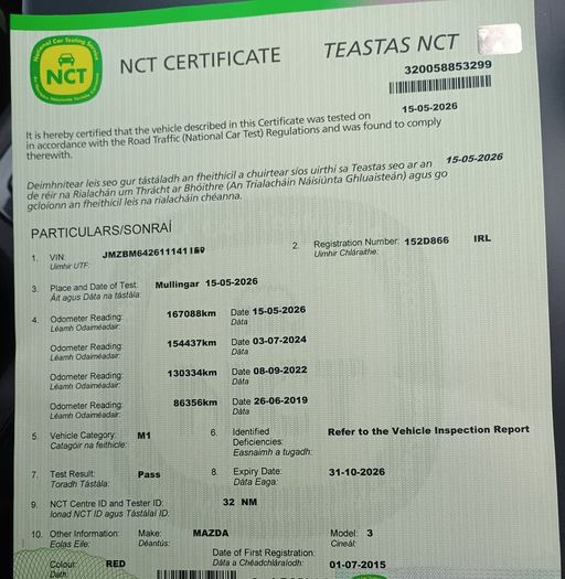 Excellent CondFresh NCT, Low Mileage, High Spec