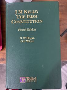 Irish Constitution JM Kelly