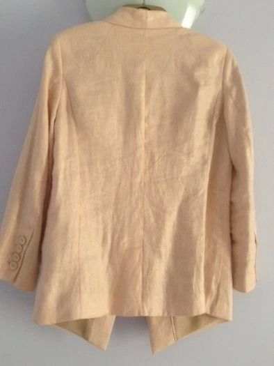 H&M Linen Blazer Powder Pink