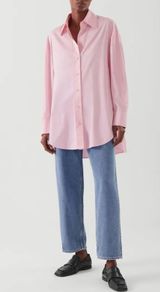 COS oversized shirt in pink