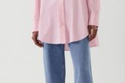 COS oversized shirt in pink