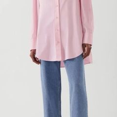COS oversized shirt in pink