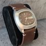 Seiko "Baby Monaco" | 1972 Racing Icon | Sunburst Tobacco TV Dial Vintage Watch Image 9