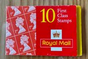 UK 10 First Class Stamps Book, complete