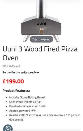 Ooni Pizza oven