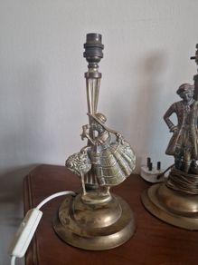 brass lamp base