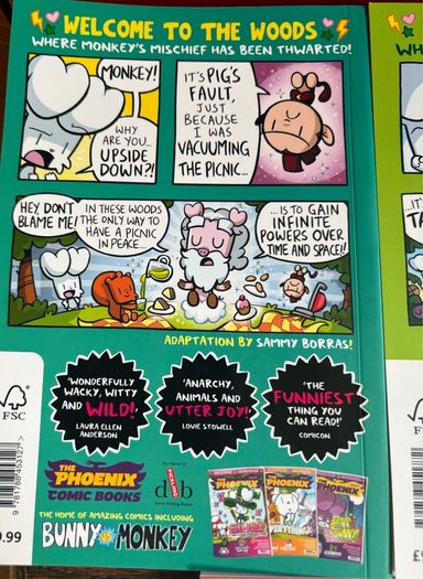 BRAND NEW - Bunny vs Monkey book set (5)
