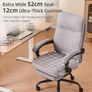 Office Chairs for Home, Ergonomic Office Chair with Footrest, 90-135 Recline, 150kg Heavy Duty Fabric Computer Desk Chair with Linkage Armrests, Adjustable Height for Napping and Gaming Image 4