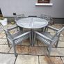 IKEA BONDHOLMEN Outdoor Table and 4 Chairs Image 3