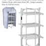 Tarrapu 3-Tier Heated Electric Clothes Airer with Cover & Smart Timer Image 8