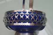 Decorative Blue Glass Dish