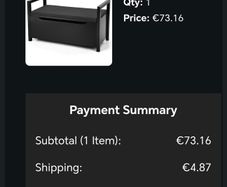 small storage bench