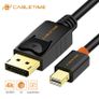 Cabletime 2M Mini DisplayPort to DisplayPort v1.2 Male (4K@60Hz) (Video-Audio) (Gold-Plated) Cable (Brand New/Warranty) Image 2