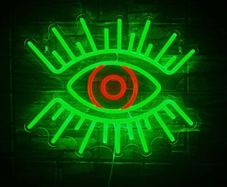 Eye Neon Sign Green Red Led Neon Light Evil Eye Neon Sign Acrylic Wall Decor for Bedroom Gaming Room Kids Room Boys Room Decoe Birthday Wedding Party Bar Shop Wall Decor with USB Powered MULTIPLE COLOURS AVAILABLE (FREE POSTAGE)