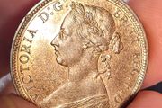 1887 british half penny