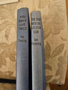 James Bond X 2. The Man With The Golden Gun 1965 And You Only Live Twice 1964. Both Published By The Book Club London Hardbacks In Good Condition. See Photos For Same