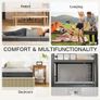 Folding Mattress Single, 15CM Trifold Foldable Mattresses Single Bed, Guest Mattress Memory Foam with Washable Cover, Floor Mattresses for Travel, Camping, Guest Bed, Studio, Dorm Image 5