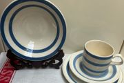 Vintage Carrigaline Pottery  Coleen Blue and White