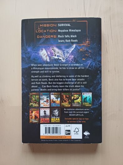 Lair of the Leopard by Bear Grylls (Survival Adventure Paperback 2015)