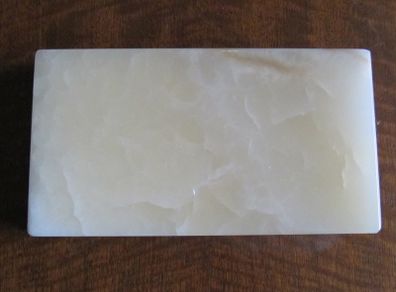 Unique Turkish Cream & Brown Onyx Plinth / Base