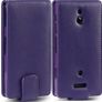 Sony Ericsson Xperia P Premium Pu Leather Flip Case Cover In Black, Pink, Purple & Red C0lors Image 3
