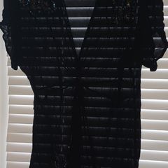 Black sheer cover up