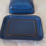 Denby Midnight Blue Butterdish (Boxed Style) with handle. Rare find. Image 2
