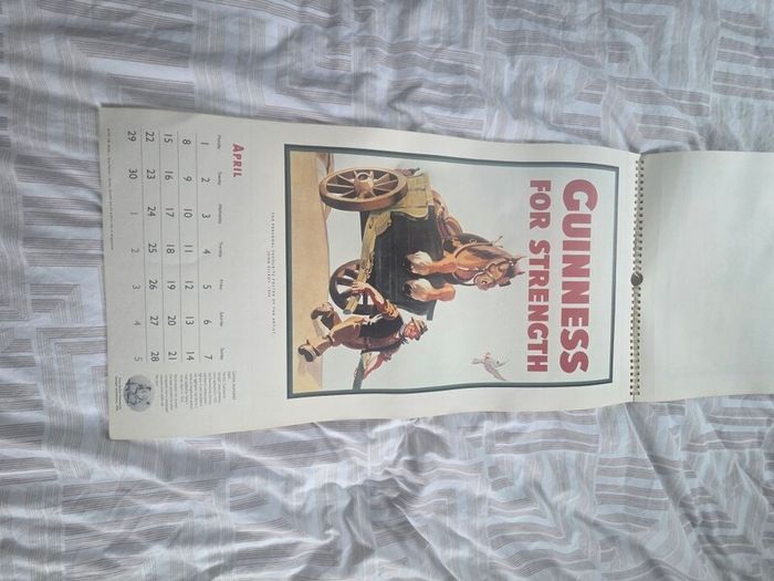 Guinness calender