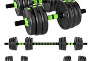 Adjustable 20 KG Dumbbell Set Dumbbells Barbells Weight Set for Strength Training