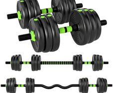 Adjustable 20 KG Dumbbell Set Dumbbells Barbells Weight Set for Strength Training