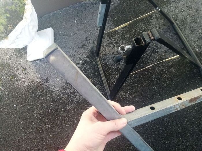 Robust Steel A-Frame Equipment Stand for Mixer, DJ Flight Cases or Keyboard