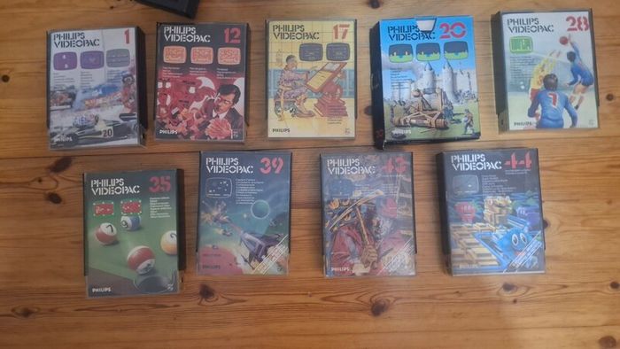 Philips Videopac Console and Games
