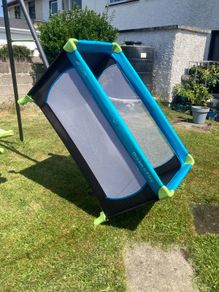 HAUK travel cot with HAUK mattress cover