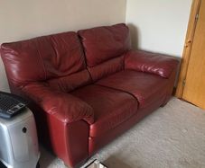 Natuzzi Italian Leather 2 Seater Sofa