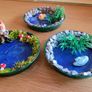 Miniature dolls house or fairy garden items, lot of garden gnomes Image 2