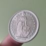 1961 Swiss Silver 2 Francs. Free Post. Image 4