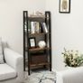 New 4 Tier Ladder Shelf Unit Bookcase Rack - FREE P&P Image 5