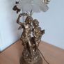 Vintage French Baroque Style Table Lamp Needs Repair Image 6