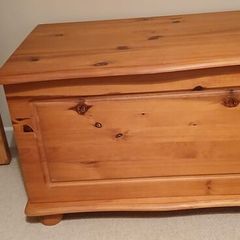 a beautiful pine chest