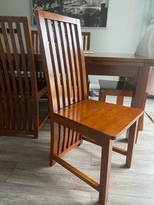 Solid wooden chairs