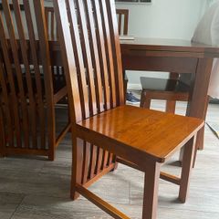 Solid wooden chairs