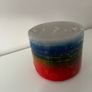 Extra Wide Rainbow Candle Image 2