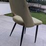 Green velvet chair Image 3