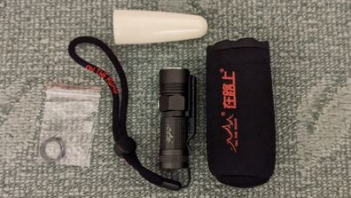 M3 LED Torch 920 Lumens and Strobe modes with battery