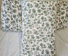 Double Duvet, Mattress Cover and Memory Foam Pillow Set