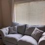 4 seater and 2 seater grey sofa. Image 3