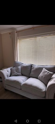 4 seater and 2 seater grey sofa.