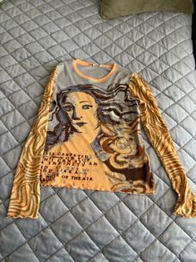 Vintage Steilmann graphic art top