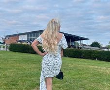 In the style polka dot Dress